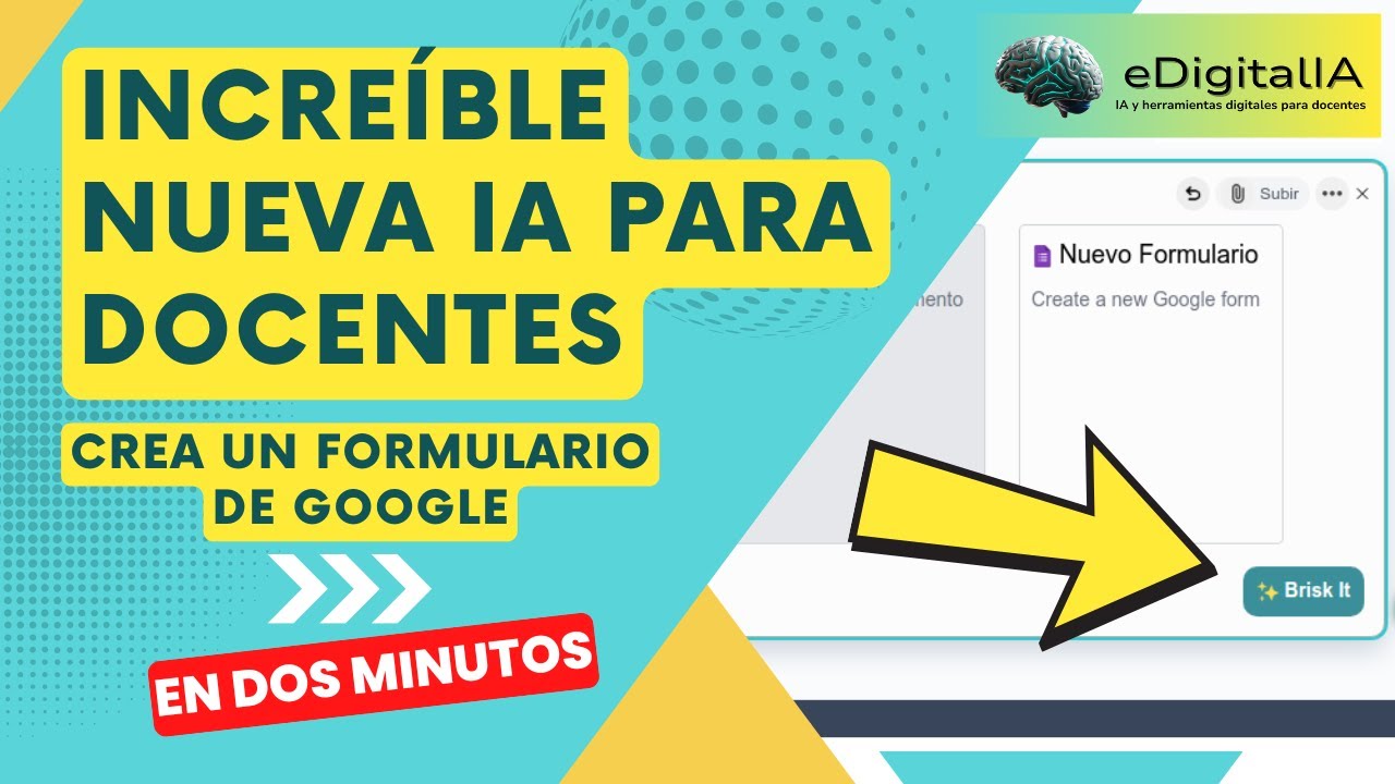 Cómo crear formularios de Google con IA en 2 minutos (tutorial brisk para docentes)