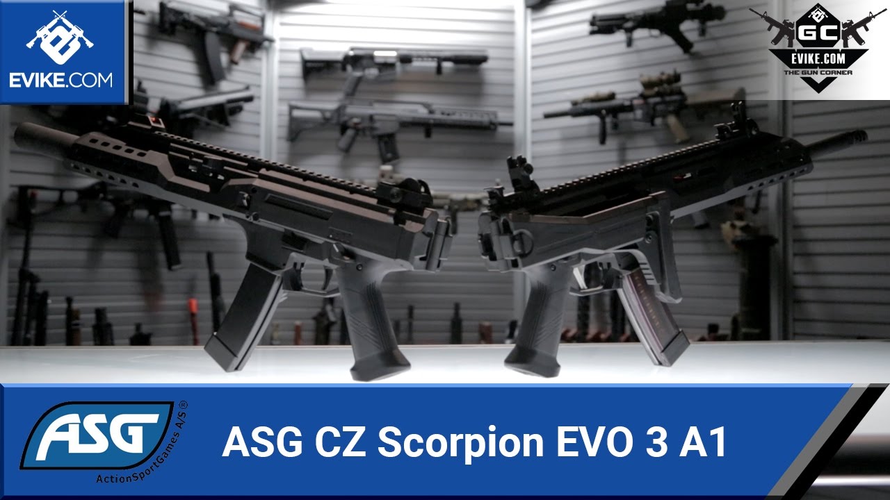 ASG CZ Scorpion EVO 3 A1 Carbine AEGs - [Уголок оружия] - Airsoft Evike.com