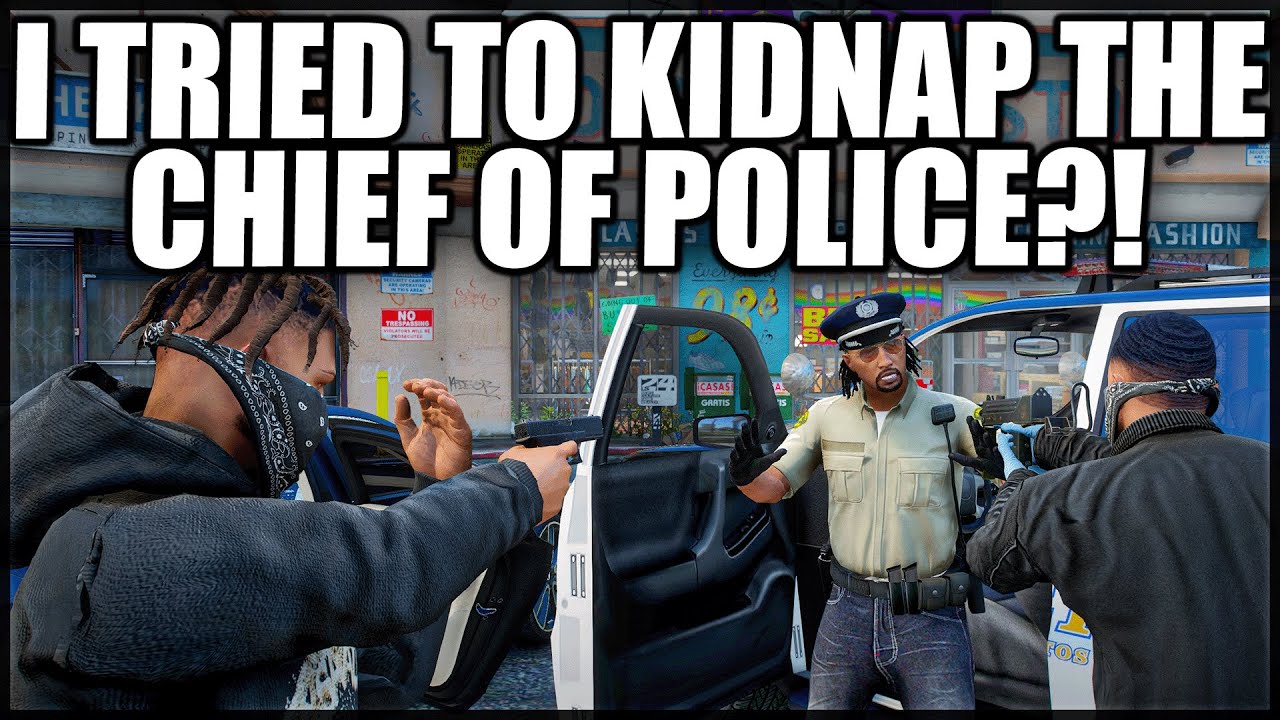 I Tried To Kidnap The Chief Of Police?!  GTA RP | GrizzleyWorld Chiraq