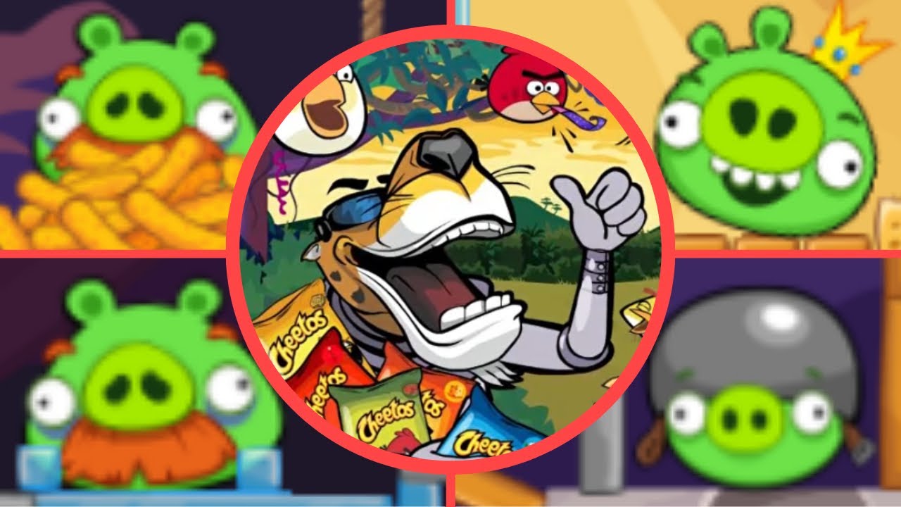 Angry Birds Cheetos (1 & 2) - All Bosses (Luta dos Bosses)