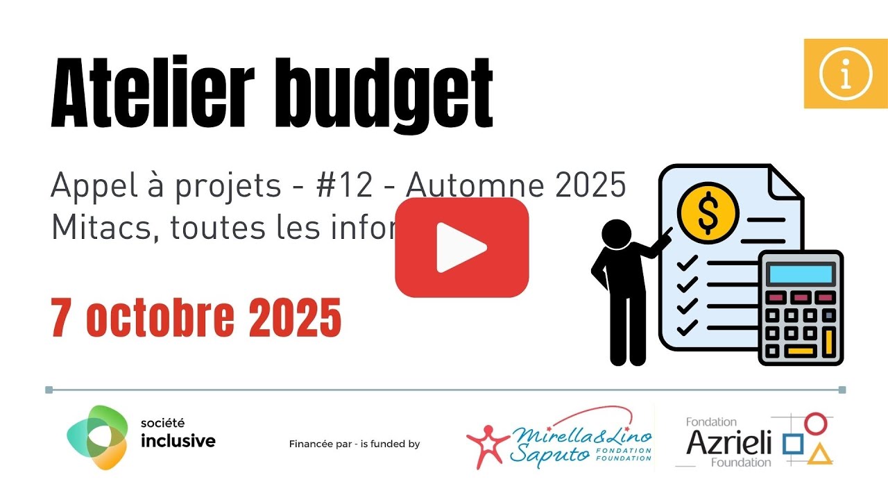 Atelier Budget AP12 : Guide pratique pour rédiger votre budget d’appel à projets 🎥