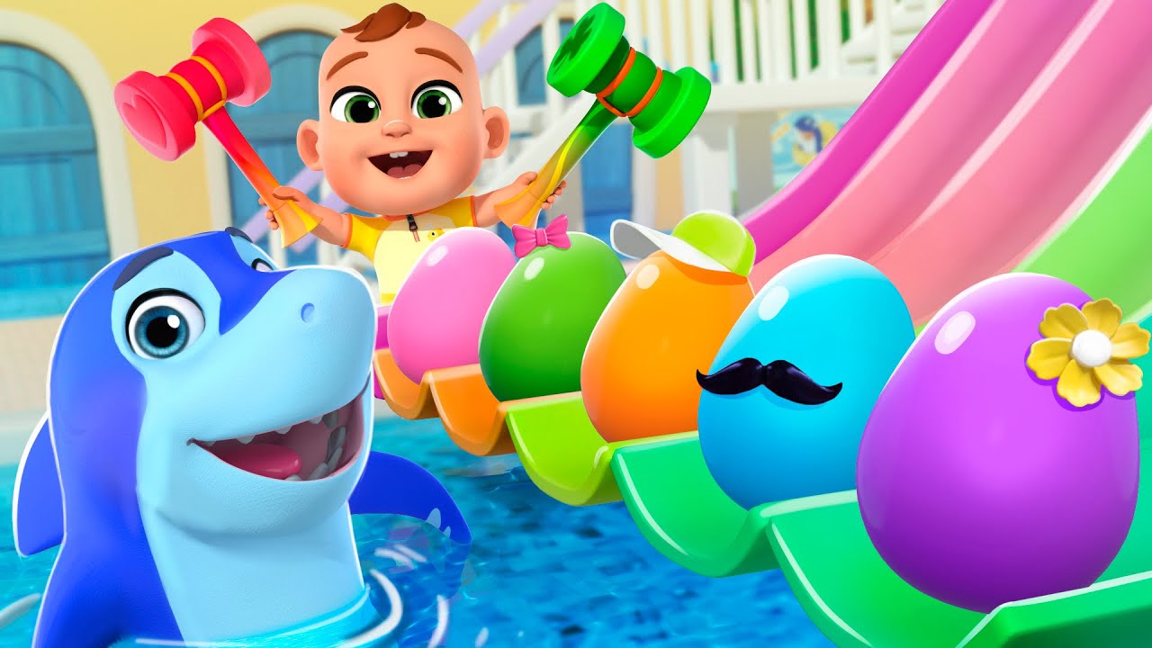 Baby Shark Surprise Eggs🥚| Lalafun Nursery Rhymes