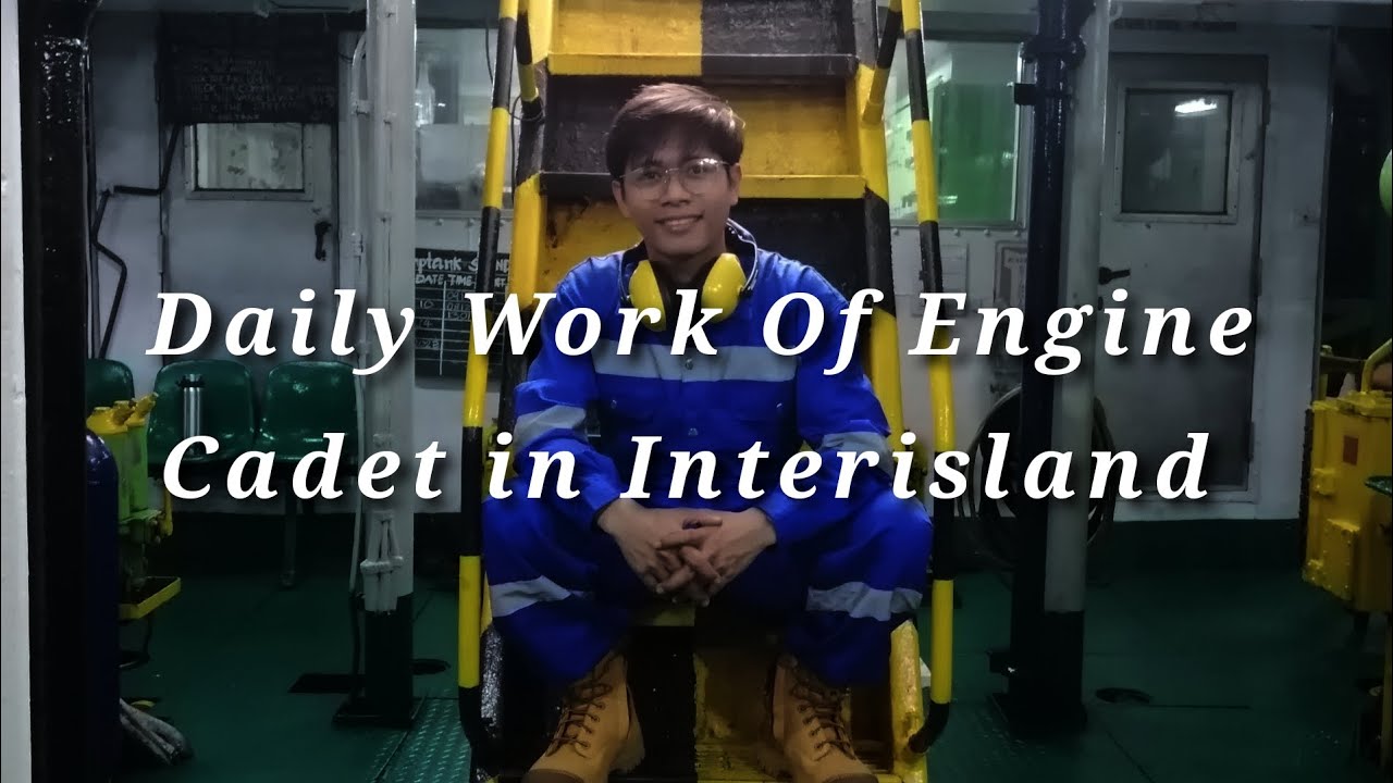 Daily work  in interisland as engine cadet #seaman #marineengineering