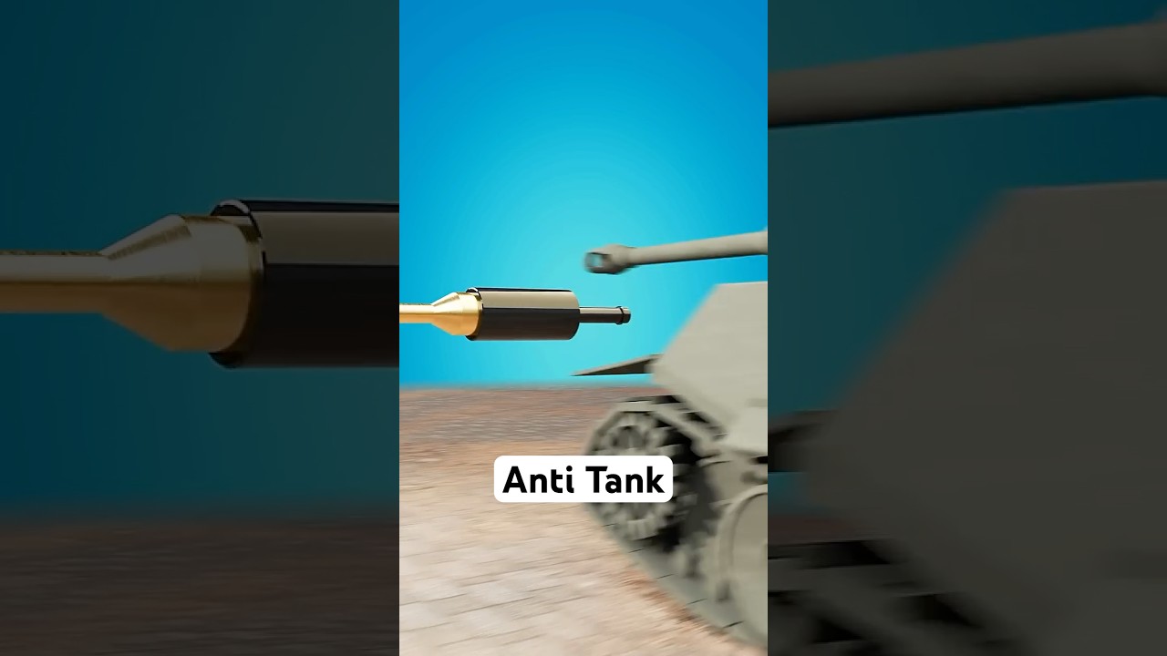 HEAT Rounds Explained&mdash;Anti-Tank Weapon Tech? #shorts