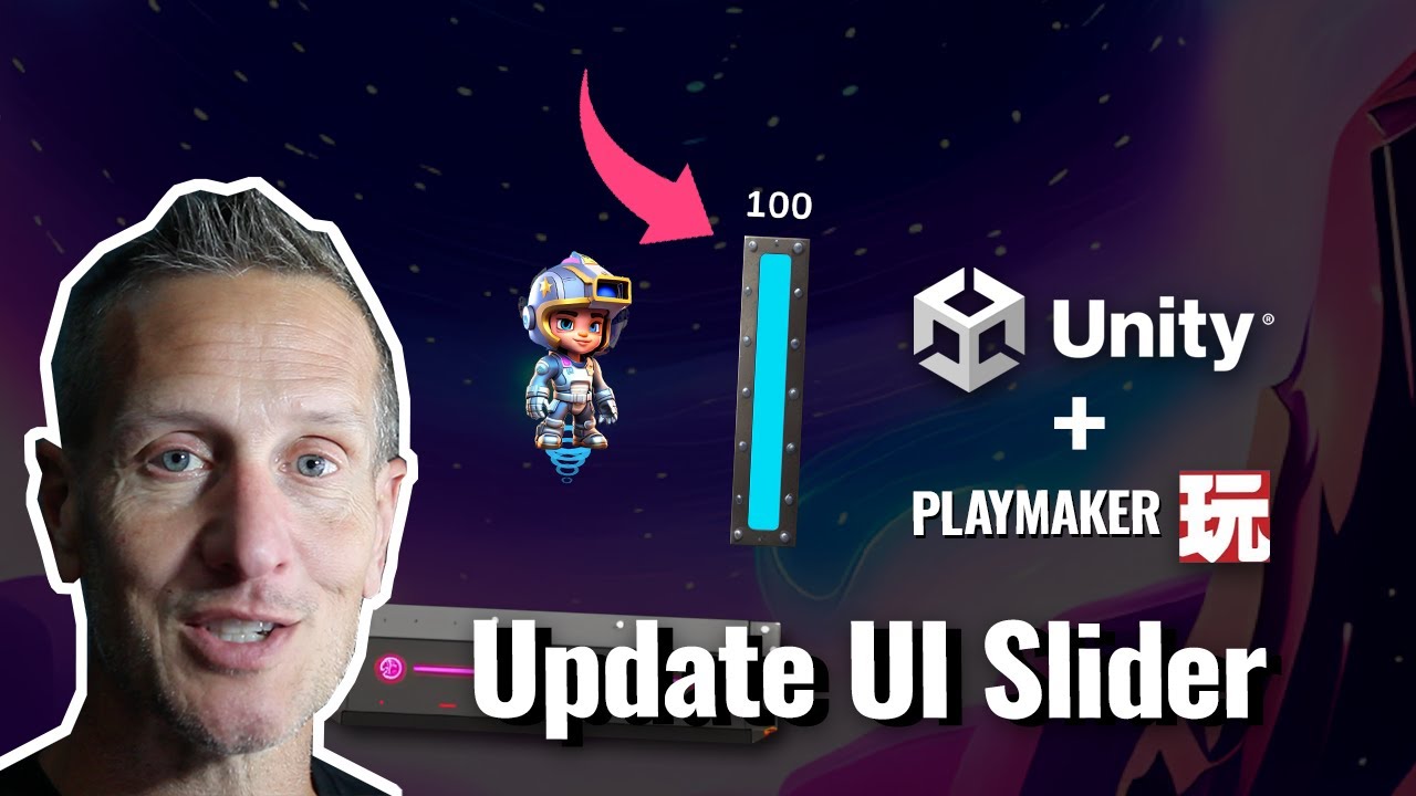 Учебное пособие по Unity: обновление слайдера пользовательского интерфейса с помощью Playmaker
