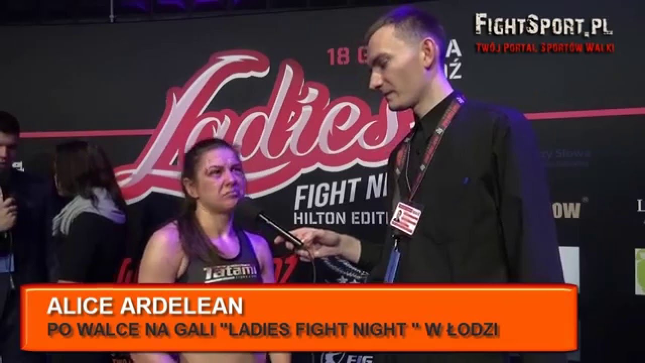 Alice Ardelean po walce na Ladies Fight Night 1 [LFN 1] 18.12.2015r.