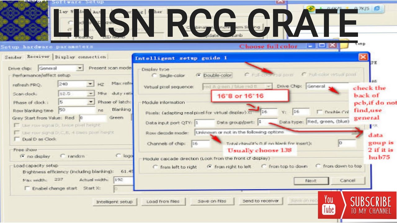 HOW TO CREATE LINSN RCG FILE #LINSN RCG FILE kese bante h dekhe #linsn rcg 9714608015