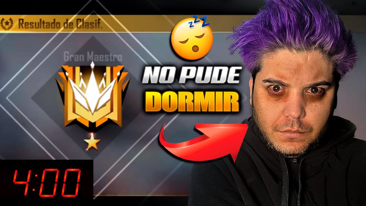 DE ORO A GRAN MAESTRO TOP GLOBAL EN 5 HORAS FREE FIRE!!