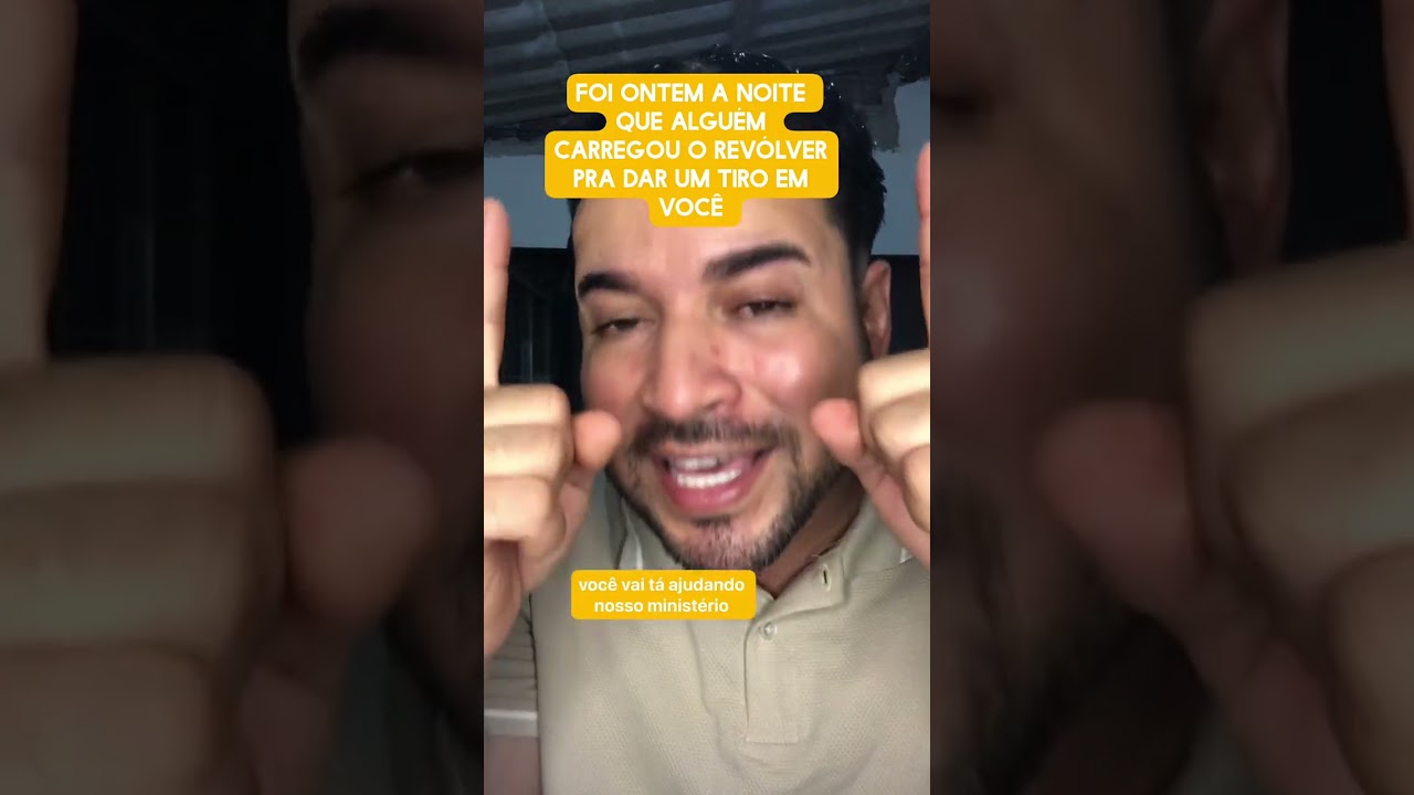 Alguém carregou o revólver ontem a noite pra dar um tiro em você 