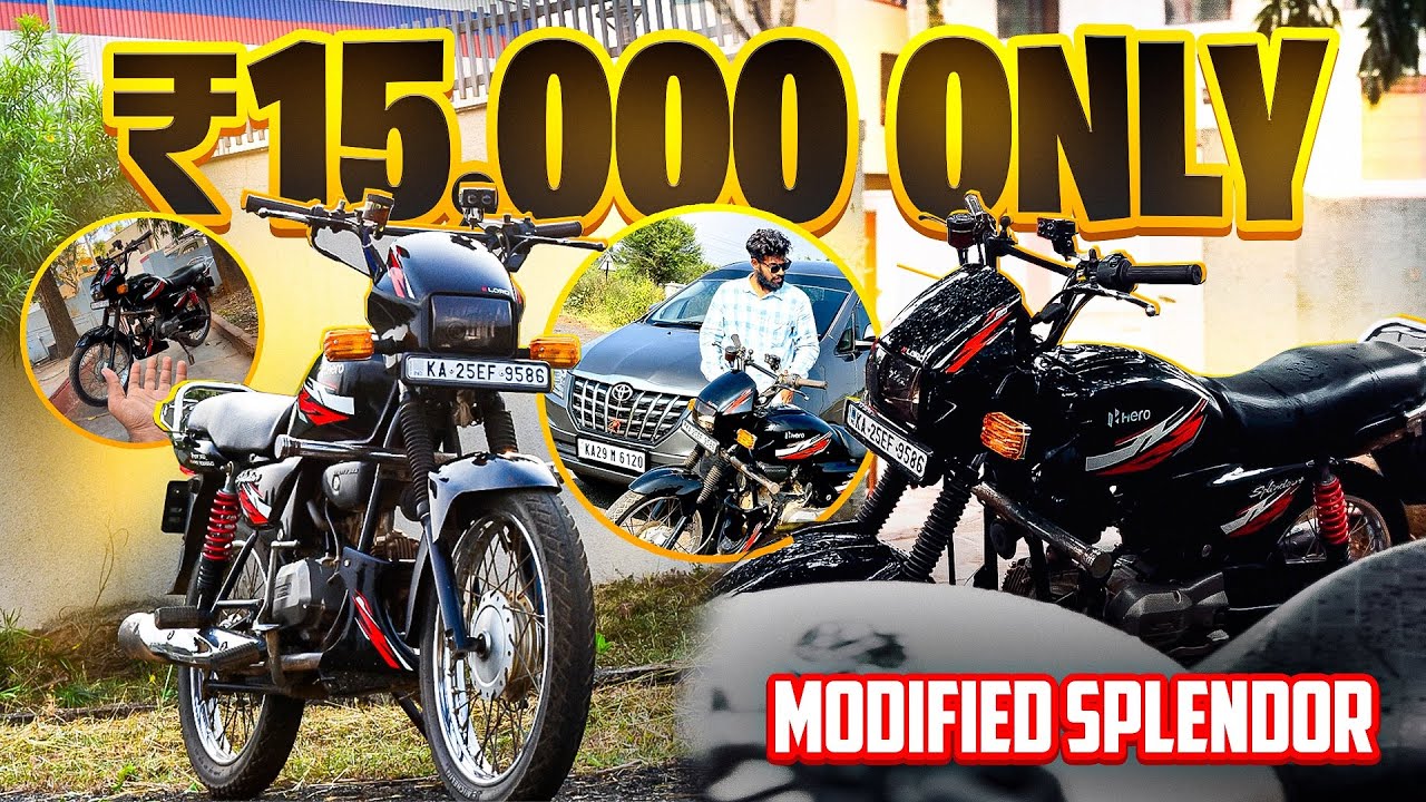 Fully Modified Splendor For Just 15k Budget- Friendly Transformation | #splendor #splendormodified
