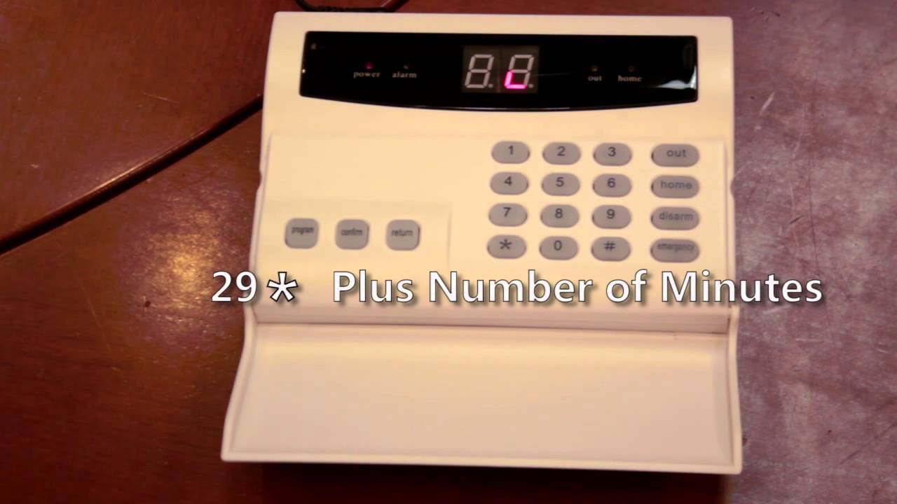How To Set Alarm Sounding After It Trigger - Fortress Security Store