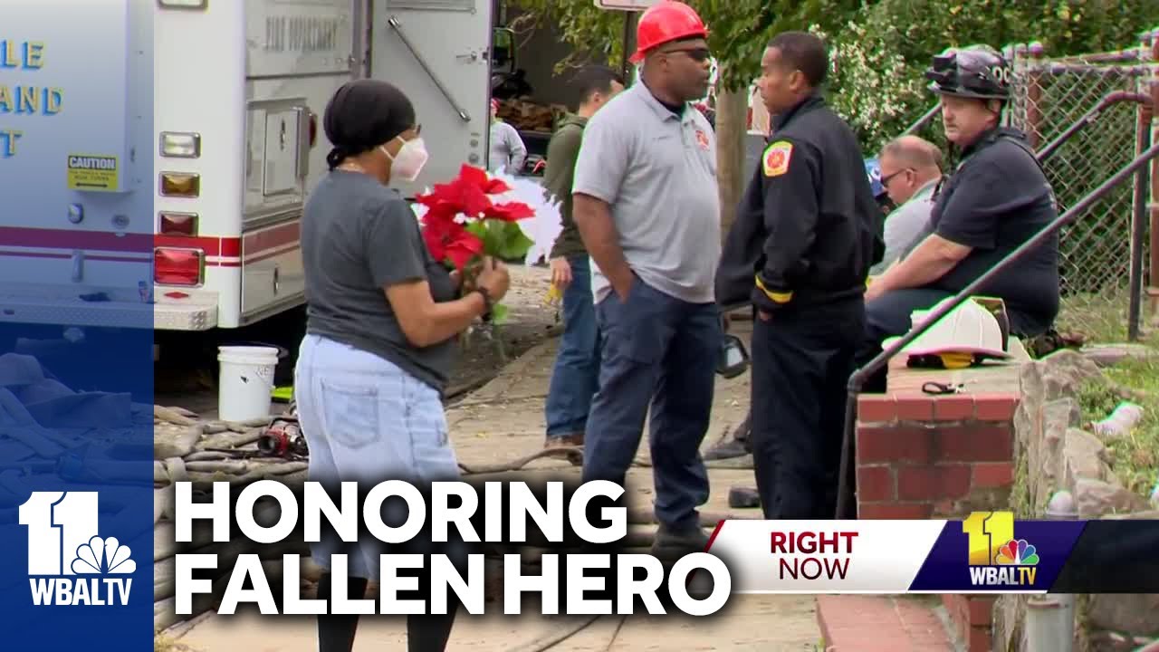 Residents react after firefighter killed in line of duty