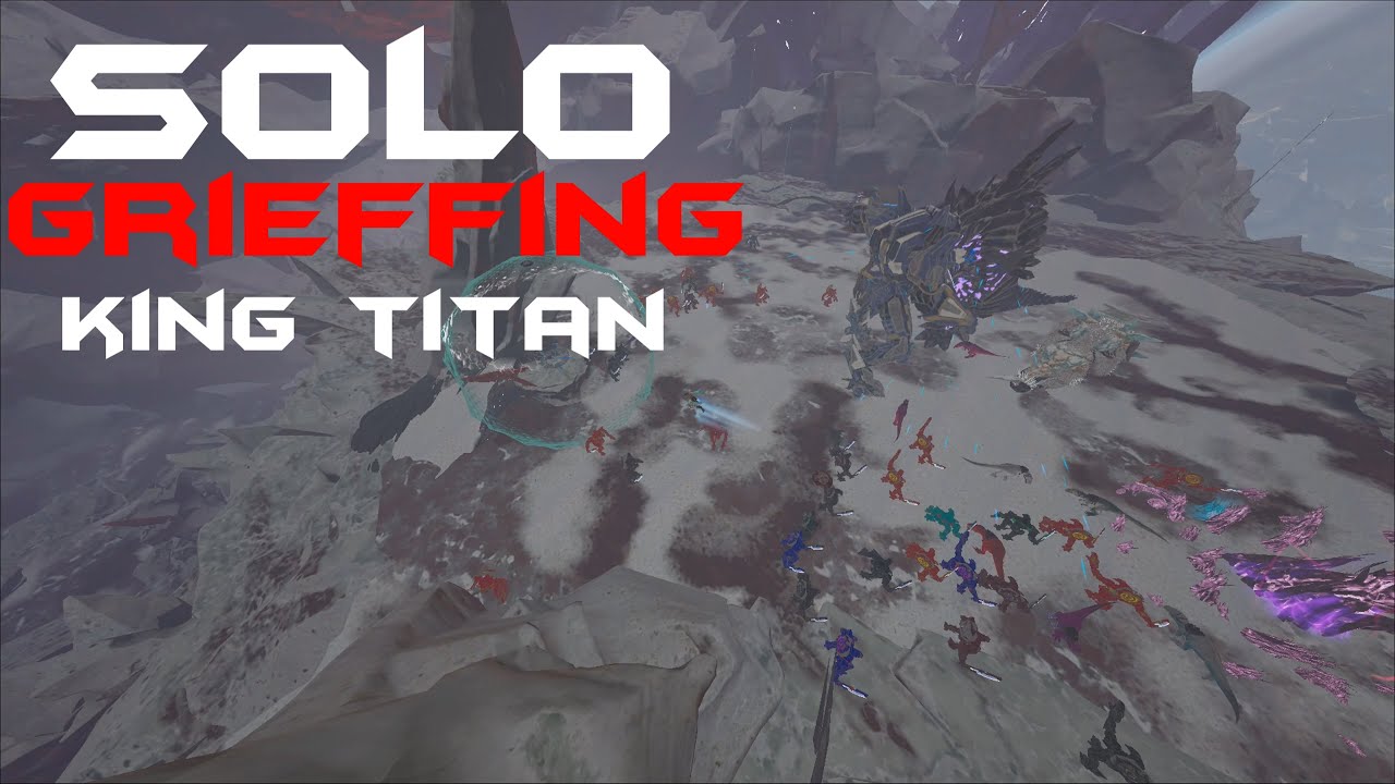 ARK OFFICIAL PVP - GANG GANG - HOW TO DO KING TITAN SOLO