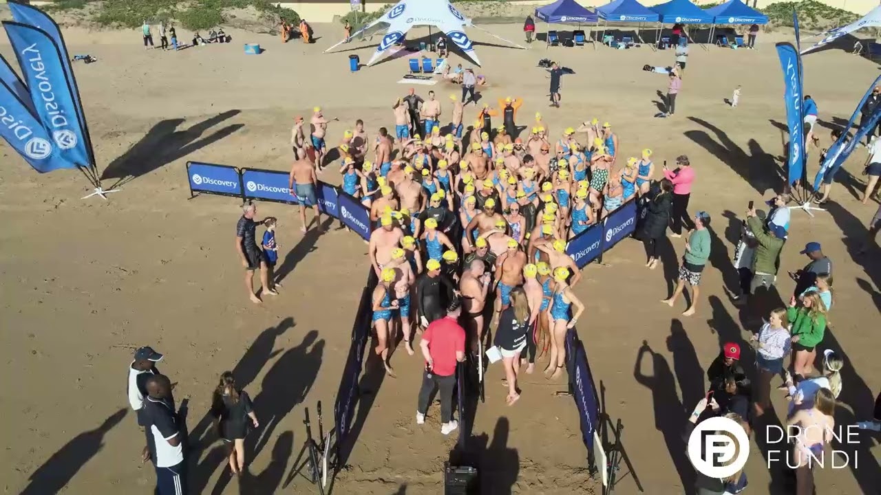 Oceans 8 Charity Swim 2023 Day 1 highlights (by Drone Fundi)