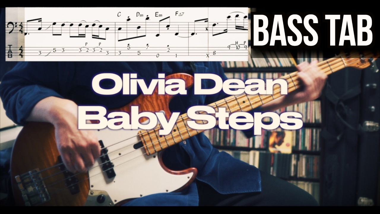 Olivia Dean - Baby Steps (Bass Cover with TABS) *Get the PDF on Patreon