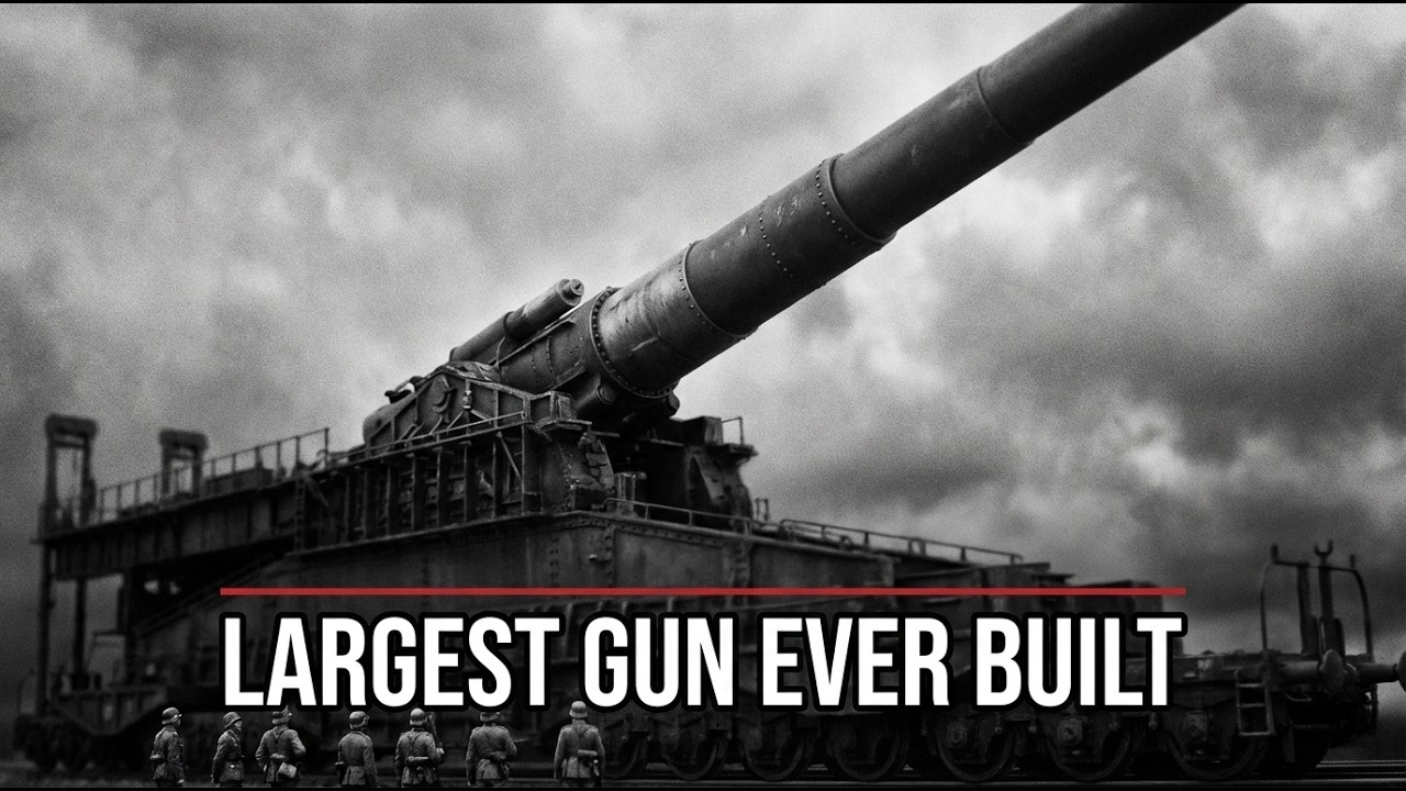 The Largest Artillery  Ever Built — 80cm Shells That Penetrated 7 Meters of Concrete