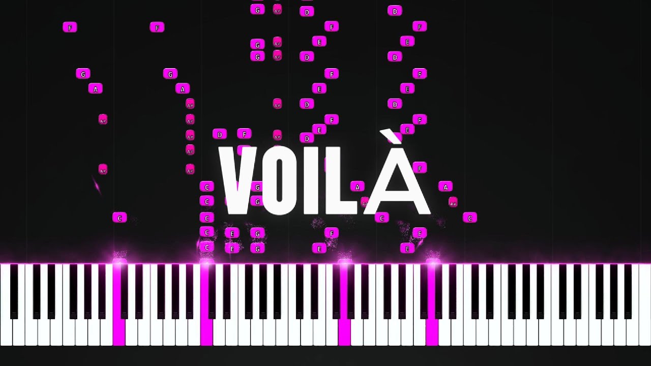 Voilà - Barbara Pravi (Piano Tutorial)