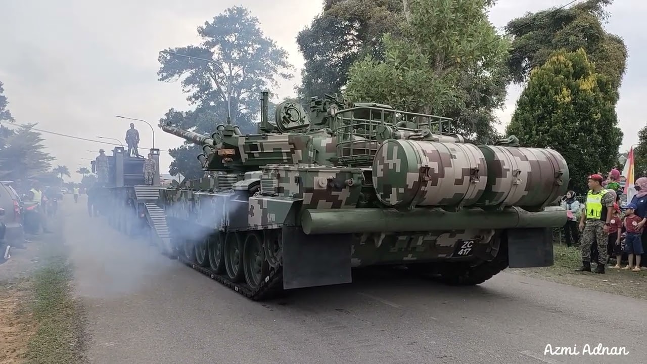 KERETA KEBAL PERANG PT91M PENDEKAR berangkat pulang dari Kluang 🇲🇾. Misi Berjaya !!!