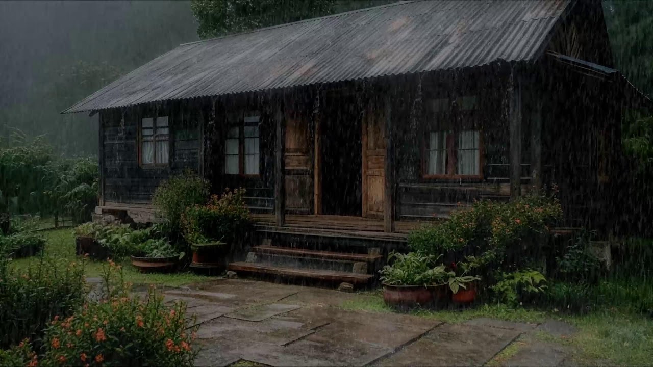 Escape the Noise 😴 Rainfall Ambience for Deep Sleep, Anxiety Relief, and Relaxation 🌧️