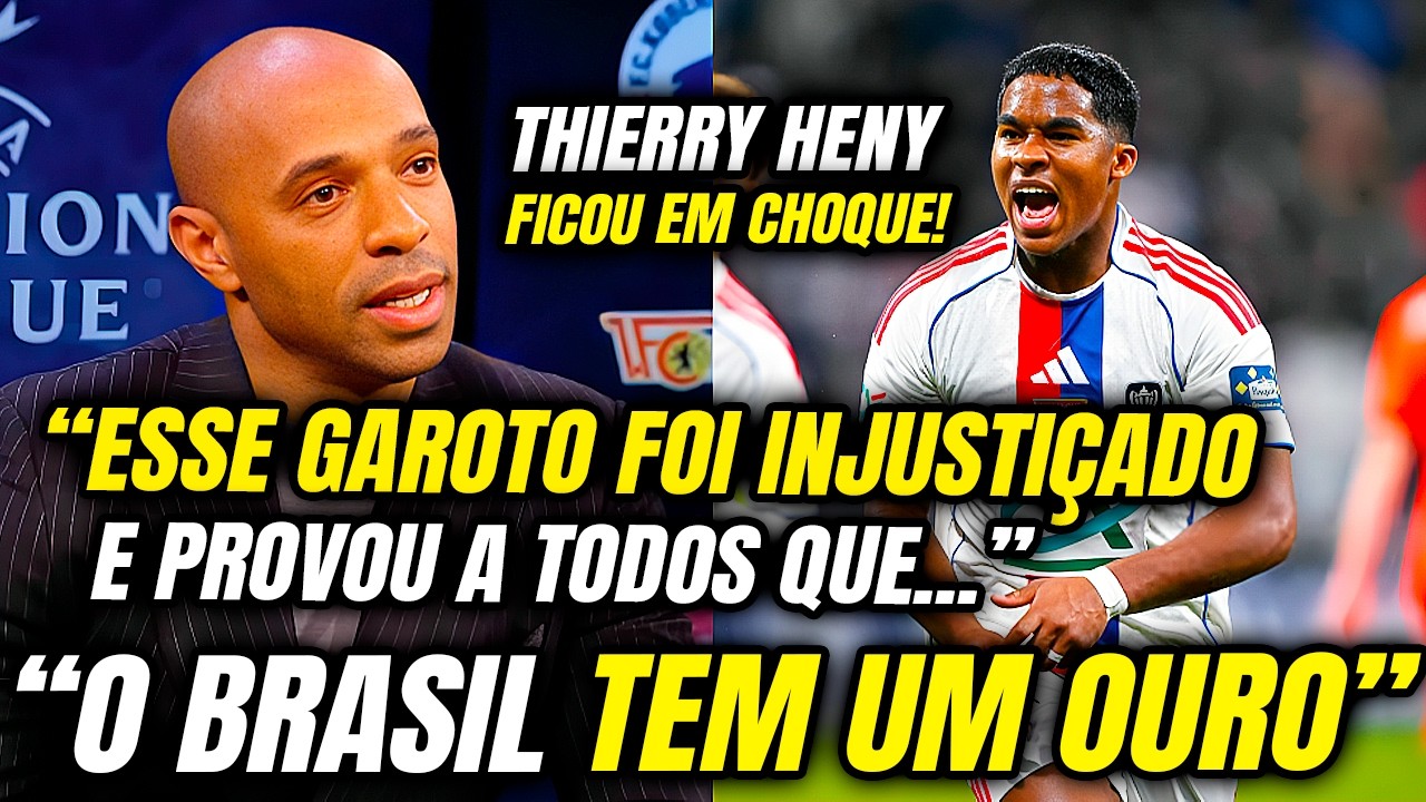 🚨 NOSSA! Olha o que o THIERRY HENRY FALOU DO ENDRICK HOJE