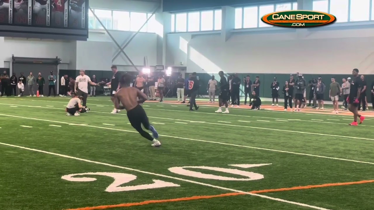 Cam Ward puts on an aerial show at Miami Hurricanes Pro Day March 24, 2025