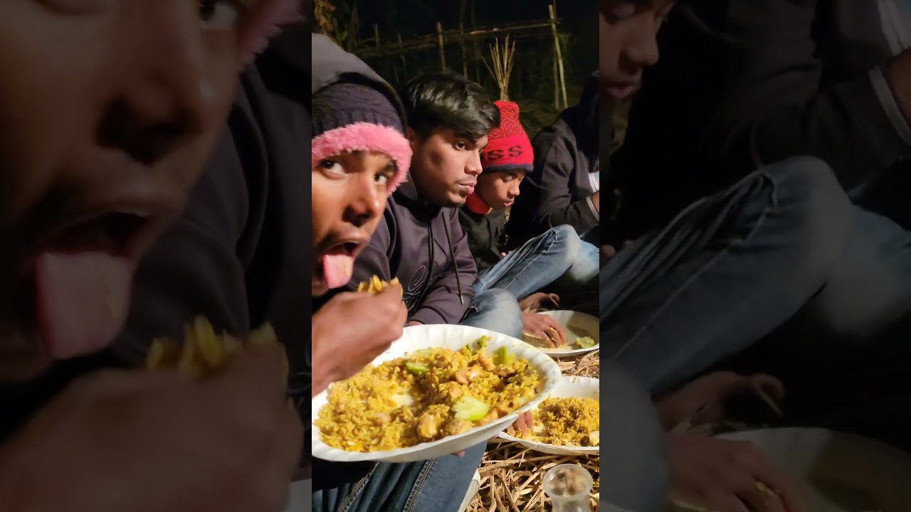 সবাই মিলে একটু খাওয়ার আয়োজন করছি 
