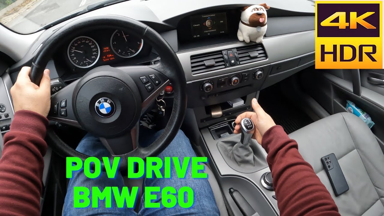 Conduc un BMW E60 2006 impecabil dupa 15 ani vechime ( POV Drive BMW E60 )