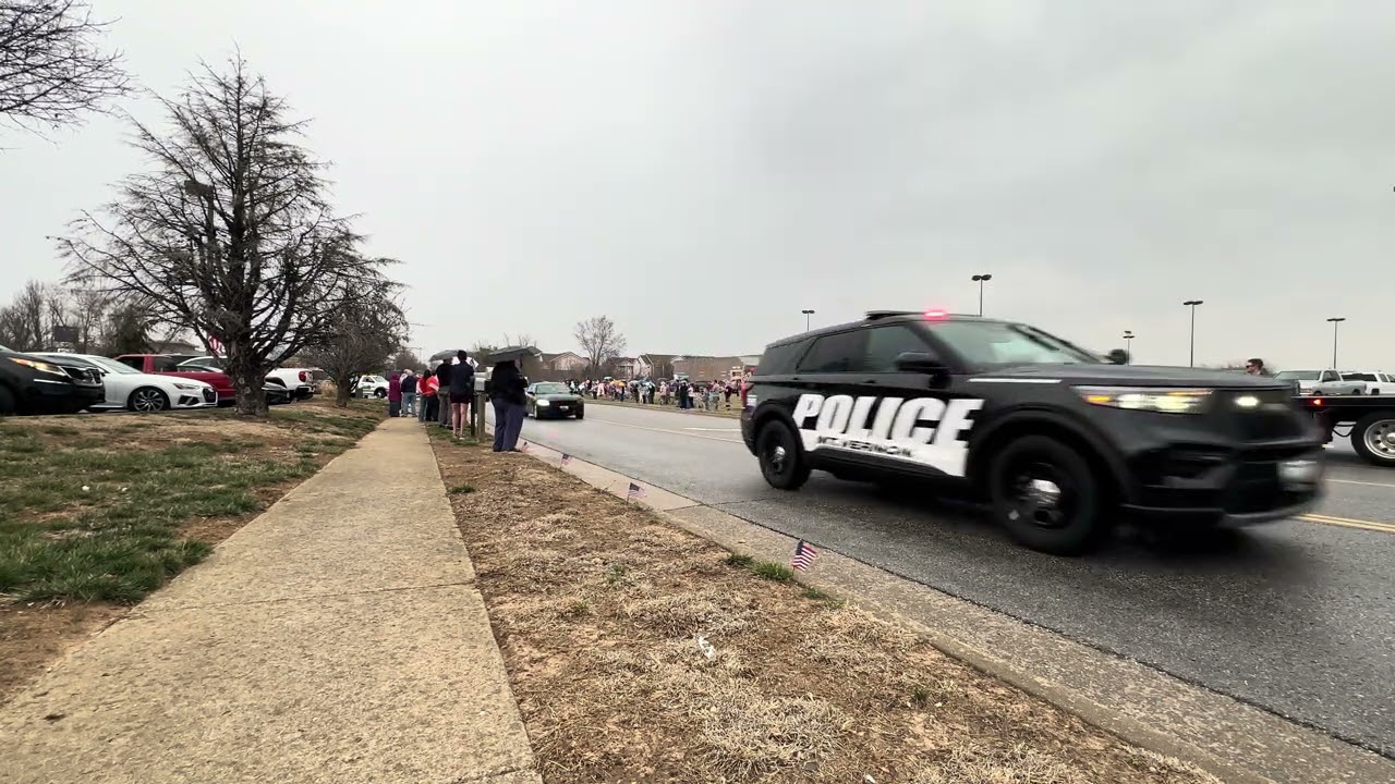 2-28-2026: Funeral procession for Christian County, Mo. Deputies 