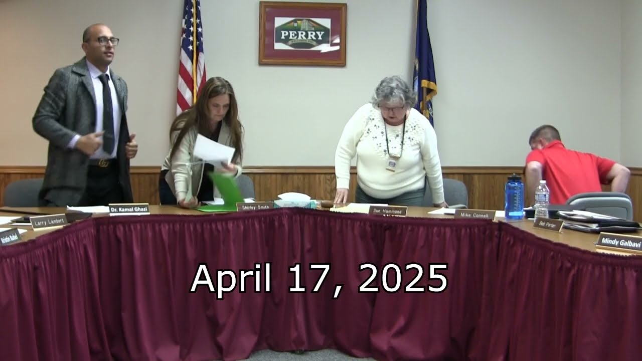 April 17, 2025 Perry City Council Meeting