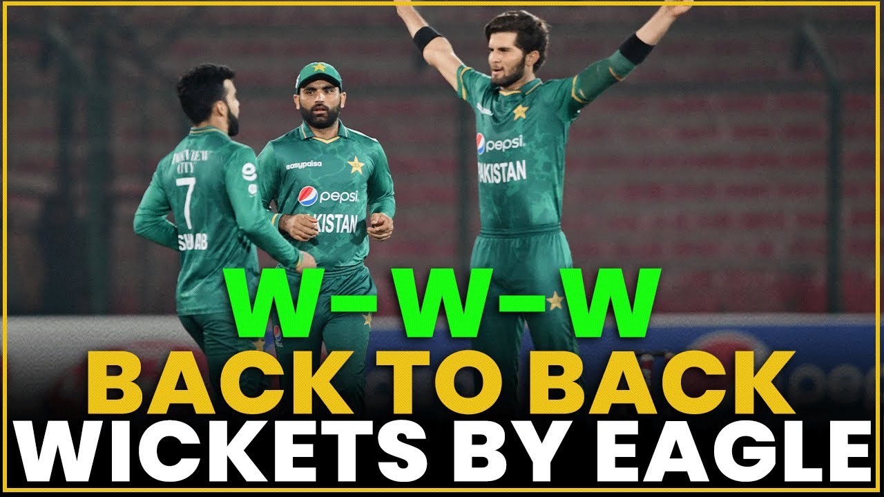 Back To Back Wickets By Shaheen Afridi | 3 Wickets In 1 Over | Pakistan vs West Indies | PCB | MK2L