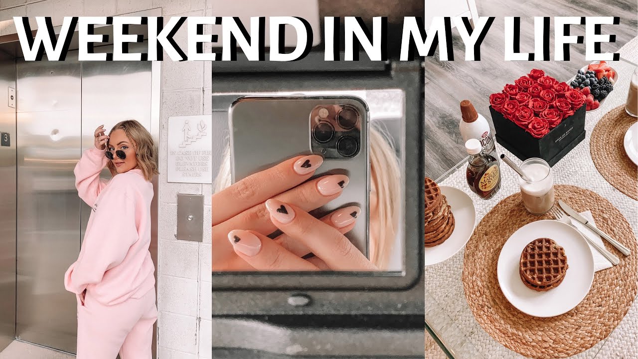 WEEKEND IN MY LIFE (GETTING MY NAILS DONE AND CELEBRATING VALENTINES DAY)