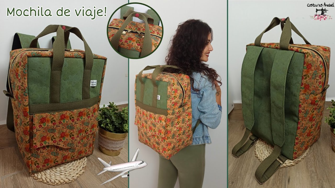 Cómo hacer una mochila de viaje ✈| Súper fácil🧵