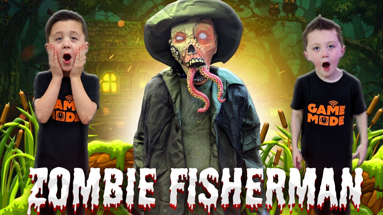 Zombie Fisherman Animatronic Lowes Halloween | Unbox Setup Halloween Animatronic