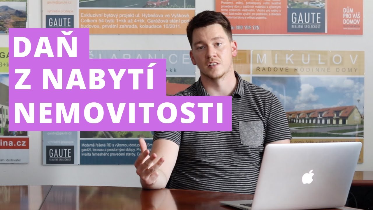Daň z nabytí nemovitosti | do kdy, jak a kolik?