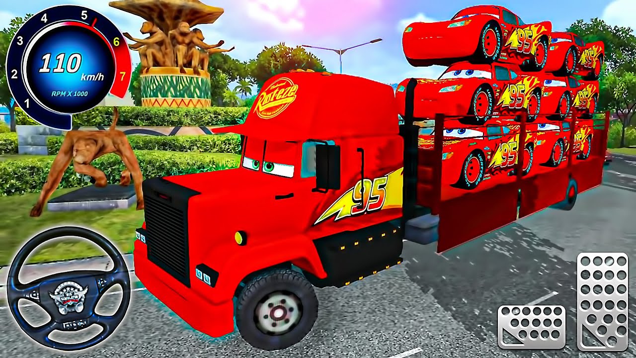Mack Truck McQueen in India Driving - Bus Simulator Indonesia 3D - Android GamePlay #3