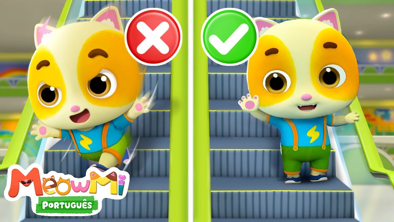 🐱 Show da Fam&iacute;lia Gato - Beb&ecirc; Mimi Aprende a Evitar o Perigo no Shopping