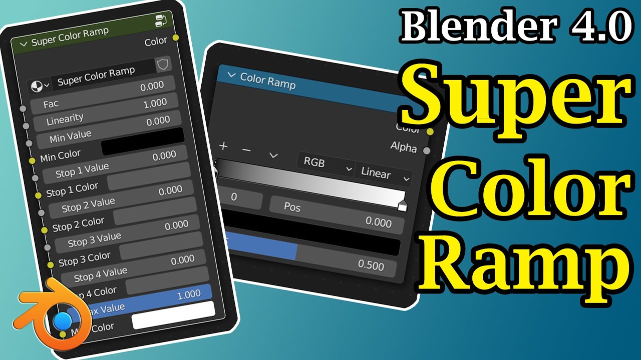 Super Color Ramp (Blender) | A Better & More Useful Node For Shader Editor & Geometry Node Editor