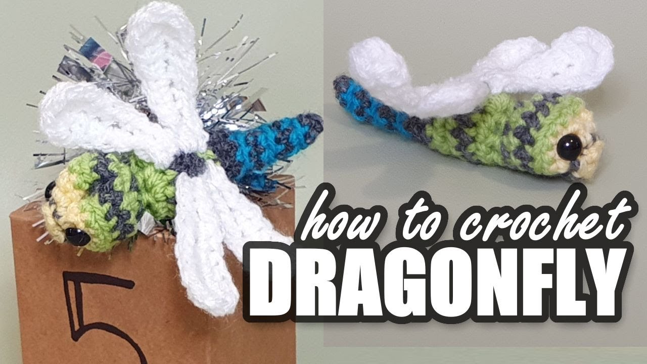 How to crochet a Dragonfly! [Crochet Pattern]