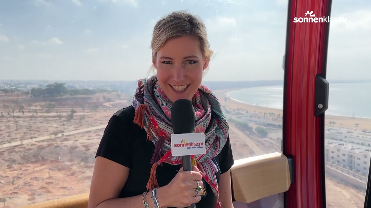 Sophia Dreyer live aus der Seilbahn in Agadir Marokko 2023