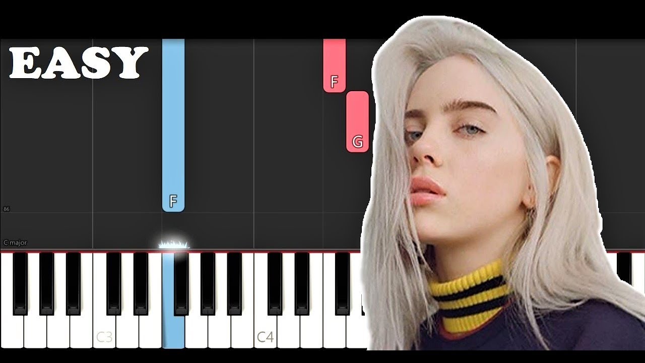 Billie Eilish - come out and play (SLOW EASY PIANO TUTORIAL)