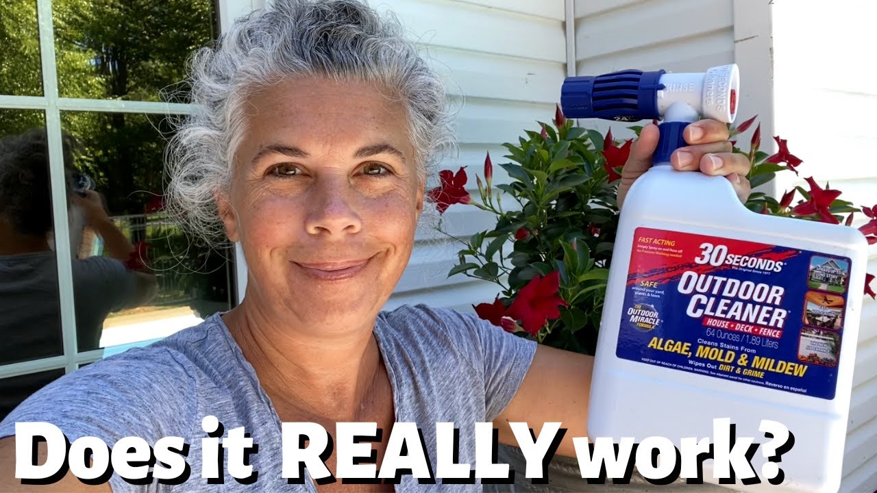 Removing YUCKY Black Mold on Composite Decking | Does 30 Seconds Cleaner REALLY Work?