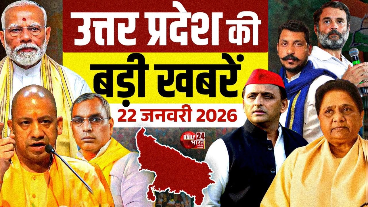 उत्तर प्रदेश की बड़ी खबरें | Big news of Uttar Pradesh | CM Yogi | Akhilesh Yadav | BJP vs Congress