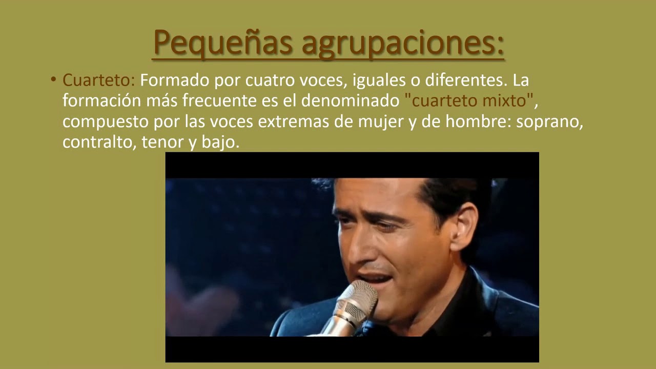 Agrupaciones vocales