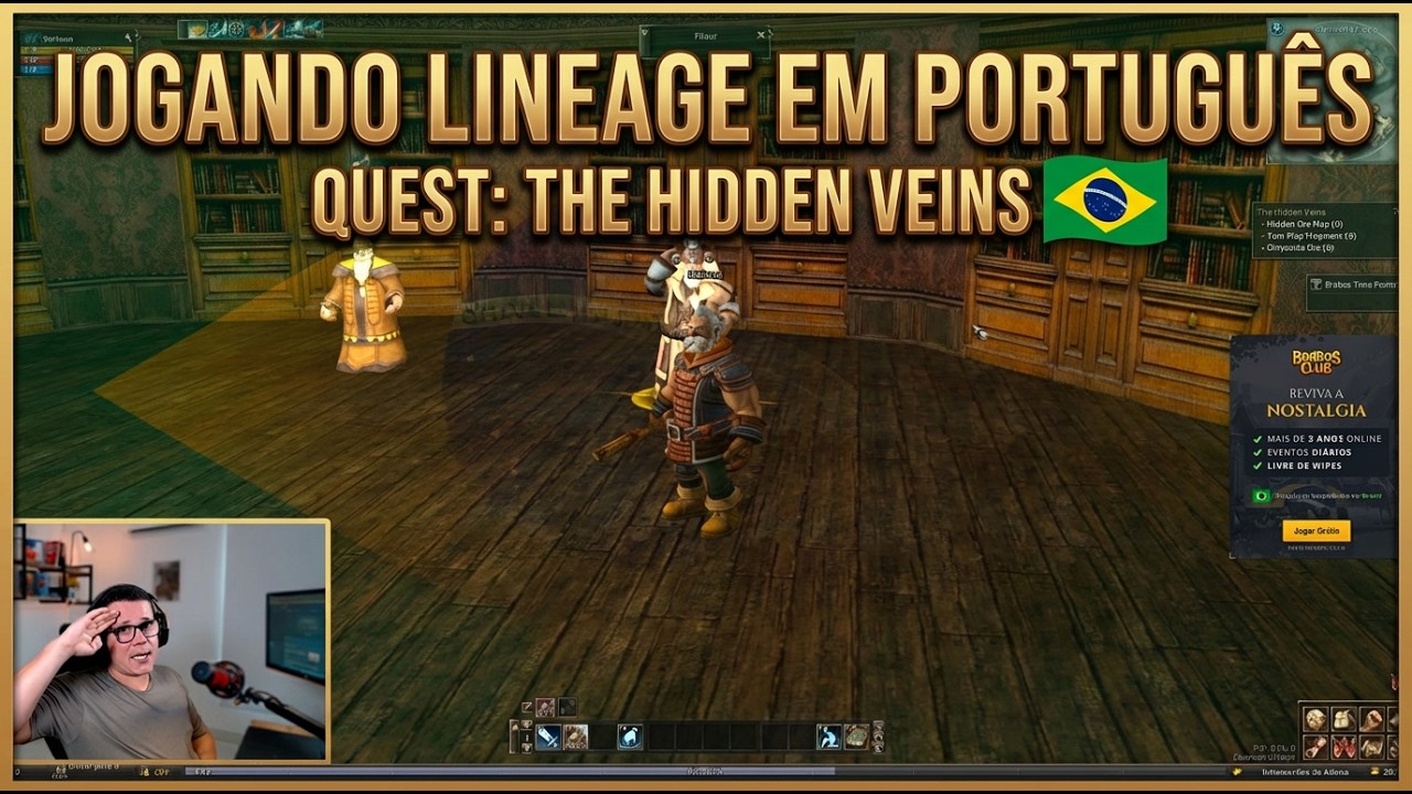 Jogando Lineage em Português - Missão The Hidden Veins #l2 #mmorpg #português #ptbr
