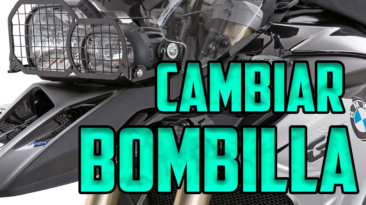 Como cambiar la bombilla de tu moto F800GS