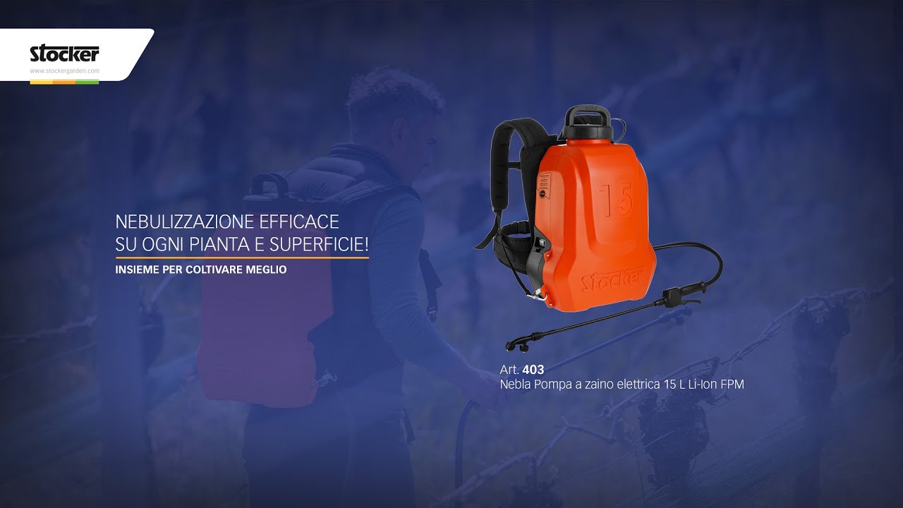 Nebla Pompa a zaino elettrica 15 L Li-Ion FPM - Art. 403