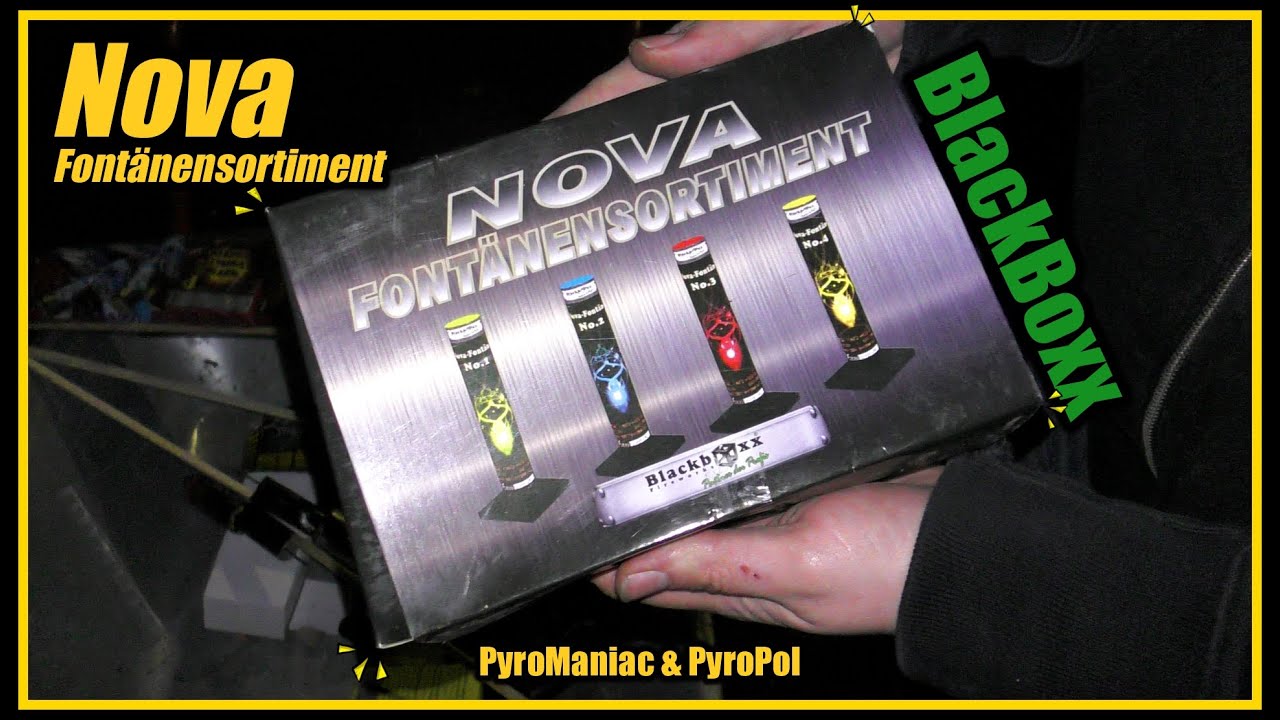 NOVA Fontänensortiment von BlackBoxx | PyroManiac & PyroPol
