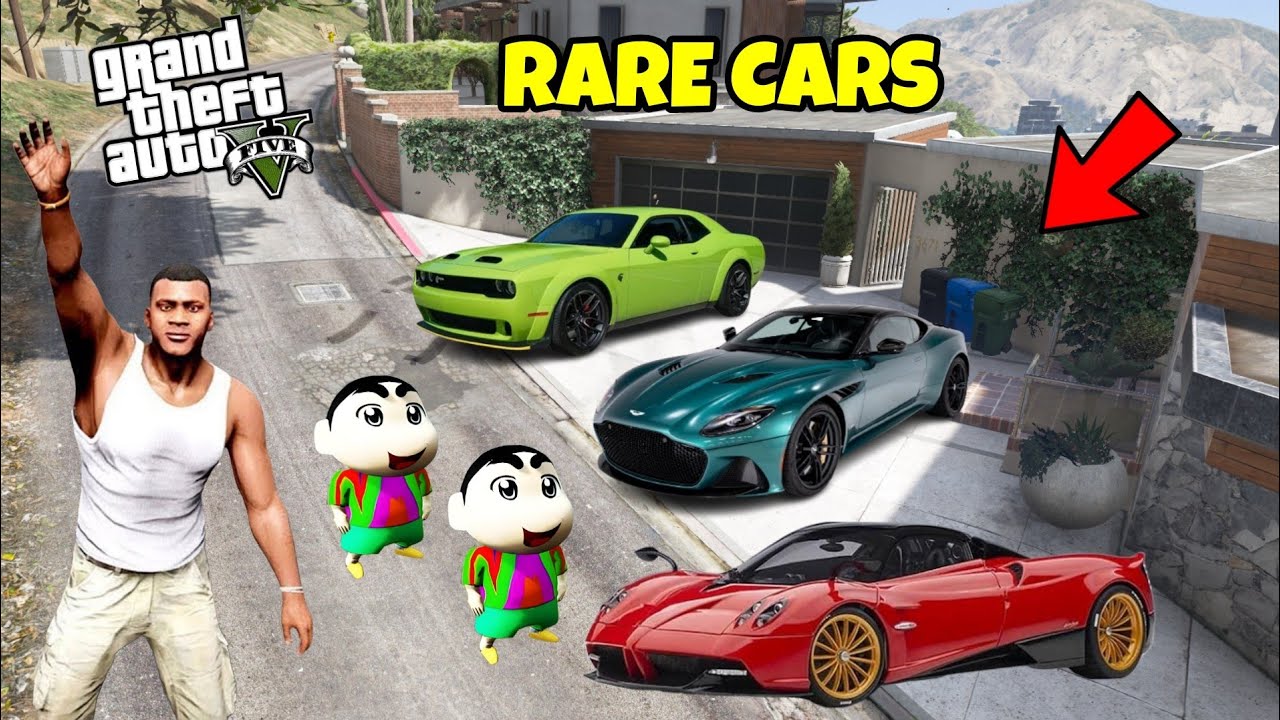 GTA 5 : FRANKLIN STEALING RARE SUPERCARS 😯 IN LOS SANTOS