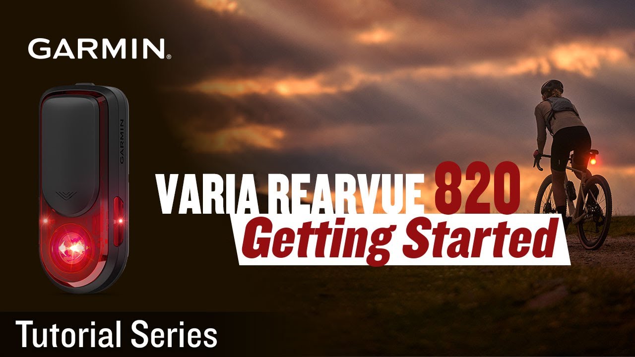 Tutorial - How to Set Up Garmin Varia RearVUE 820｜Charging, Pairing & Mounting Guide