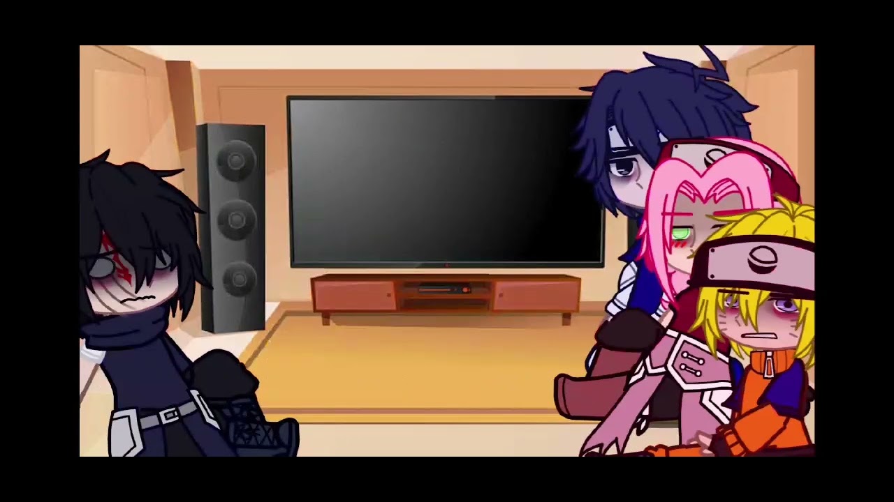 team 7 +Obito +diff au kakashi's react to kakashi